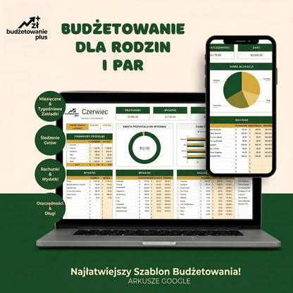 Budżet dla Rodzin i Par - Szablon Arkusza Excel